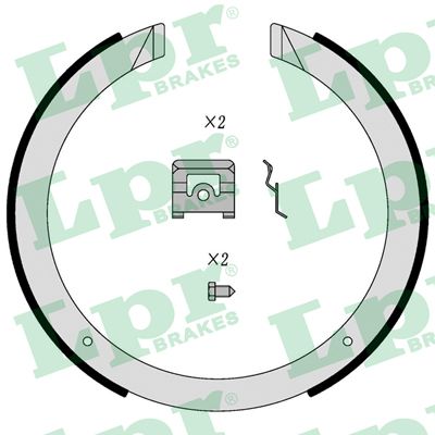 Set saboti frana, frana de mana 01098 LPR