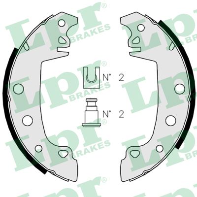 Set saboti frana 02850 LPR