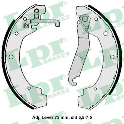 Set saboti frana 04570 LPR