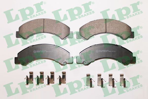 Set placute frana,frana disc 05P1063 LPR