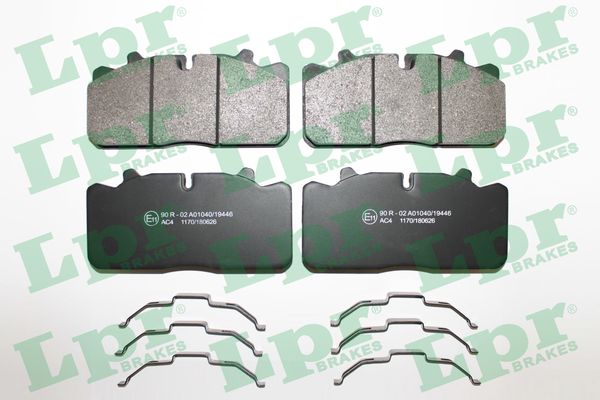 Set placute frana,frana disc 05P1170 LPR