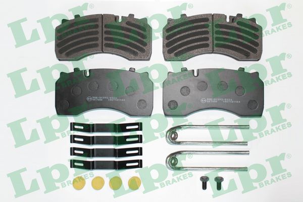 Set placute frana,frana disc 05P1184 LPR