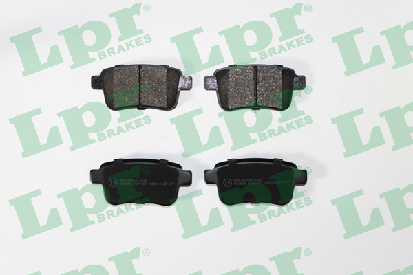 Set placute frana,frana disc 05P1487 LPR