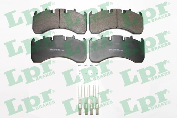 Set placute frana,frana disc 05P1539 LPR