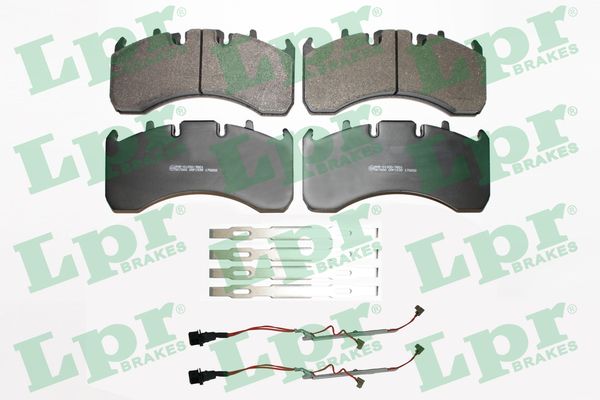 Set placute frana,frana disc 05P1539B LPR