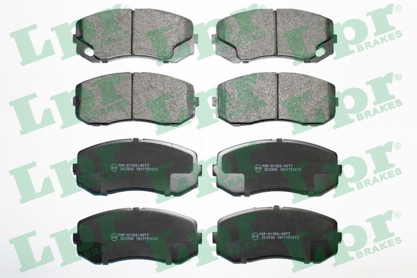 Set placute frana,frana disc 05P1613 LPR