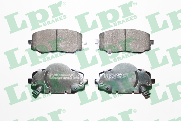 Set placute frana,frana disc 05P1633 LPR