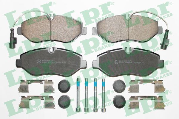Set placute frana,frana disc 05P1669 LPR
