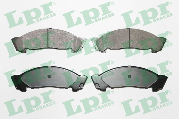 Set placute frana,frana disc 05P1750 LPR