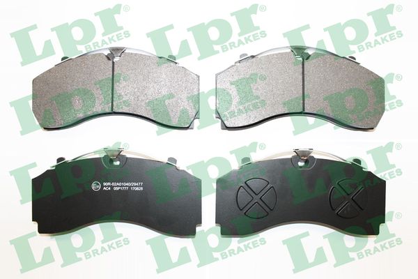 Set placute frana,frana disc 05P1777 LPR
