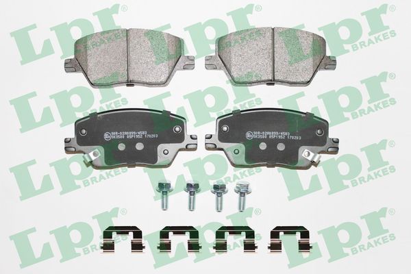 set placute frana,frana disc 05P1952K LPR