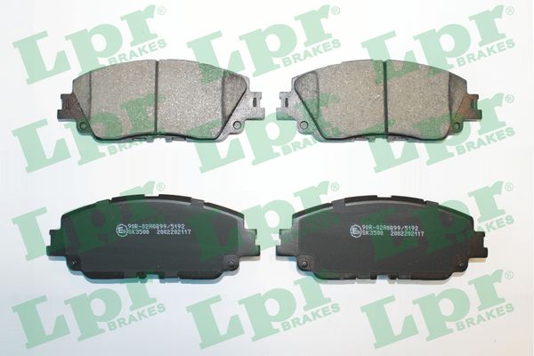 set placute frana,frana disc 05P2117 LPR