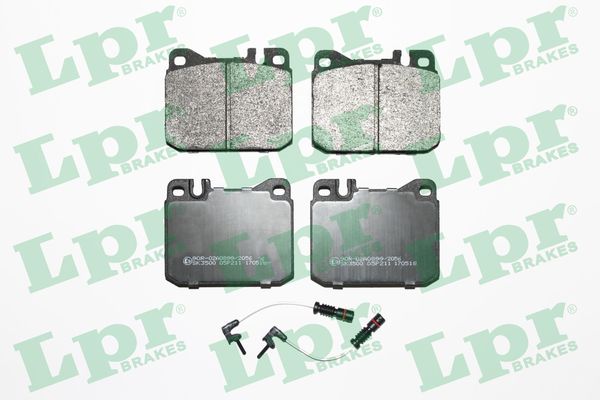 Set placute frana,frana disc 05P211A LPR