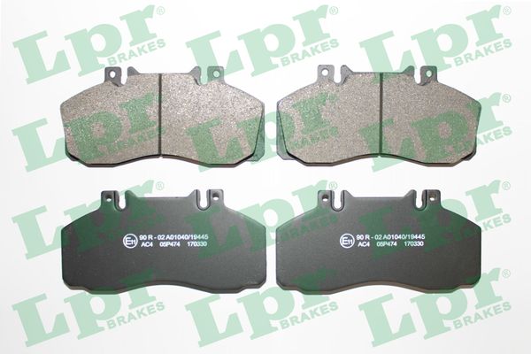 Set placute frana,frana disc 05P474 LPR