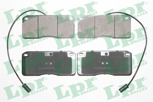 Set placute frana,frana disc 05P500 LPR