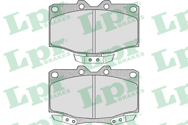 Set placute frana,frana disc 05P515 LPR