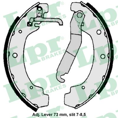 Set saboti frana 06740 LPR