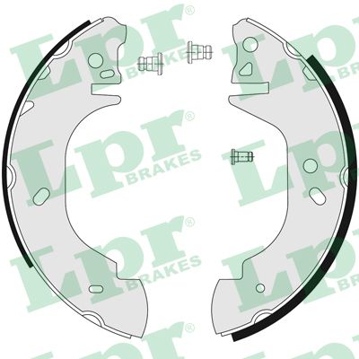 Set saboti frana 06760 LPR