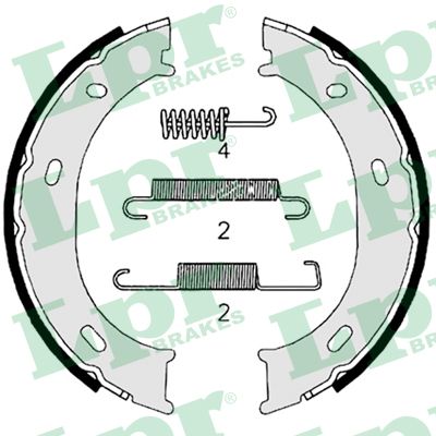 Set saboti frana, frana de mana 07959 LPR