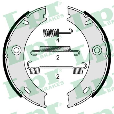 Set saboti frana, frana de mana 07969 LPR