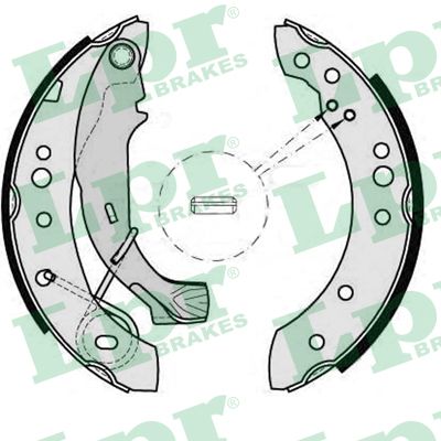 Set saboti frana 08150 LPR