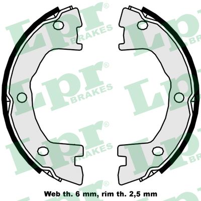 Set saboti frana, frana de mana 09250 LPR