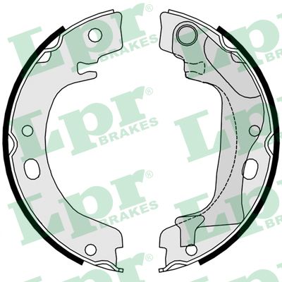 Set saboti frana, frana de mana 09760 LPR