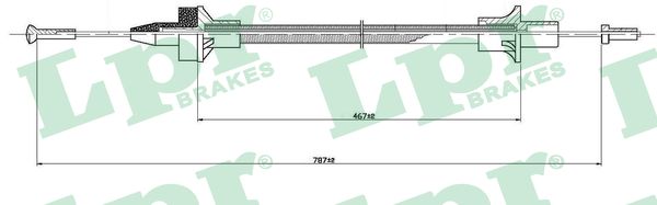 Cablu ambreiaj C0079C LPR