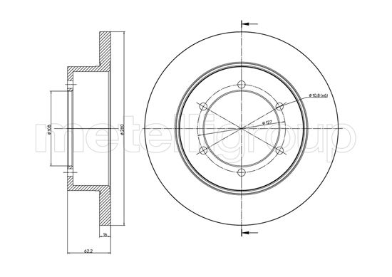 Disc frana DF1473 TRUSTING