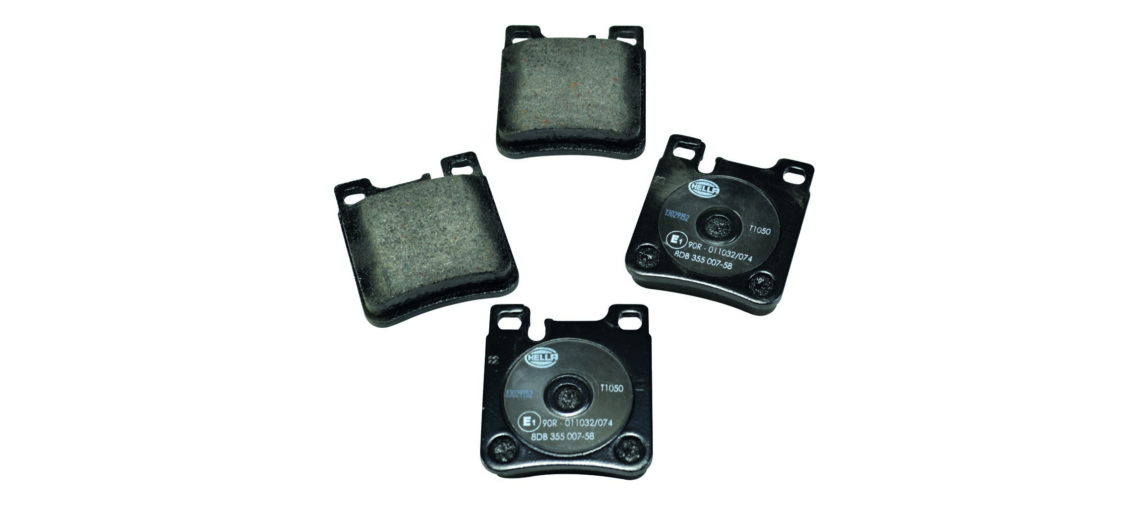Set placute frana,frana disc 8DB 355 007-581 HELLA