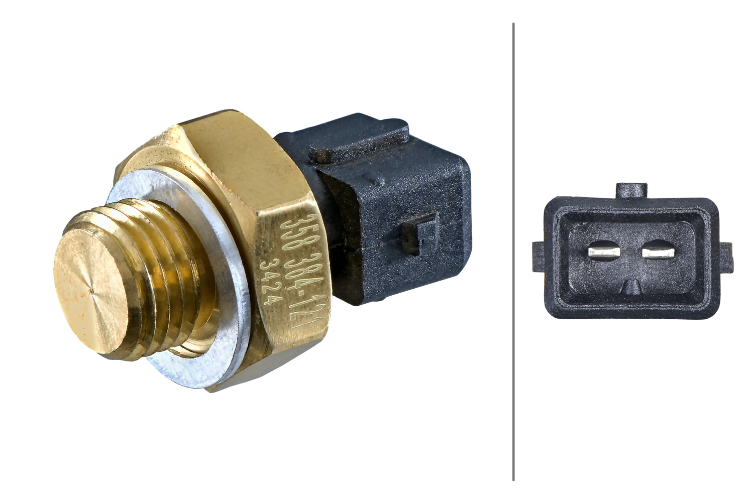 Senzor,temperatura lichid de racire 6PT 358 384-121 HELLA
