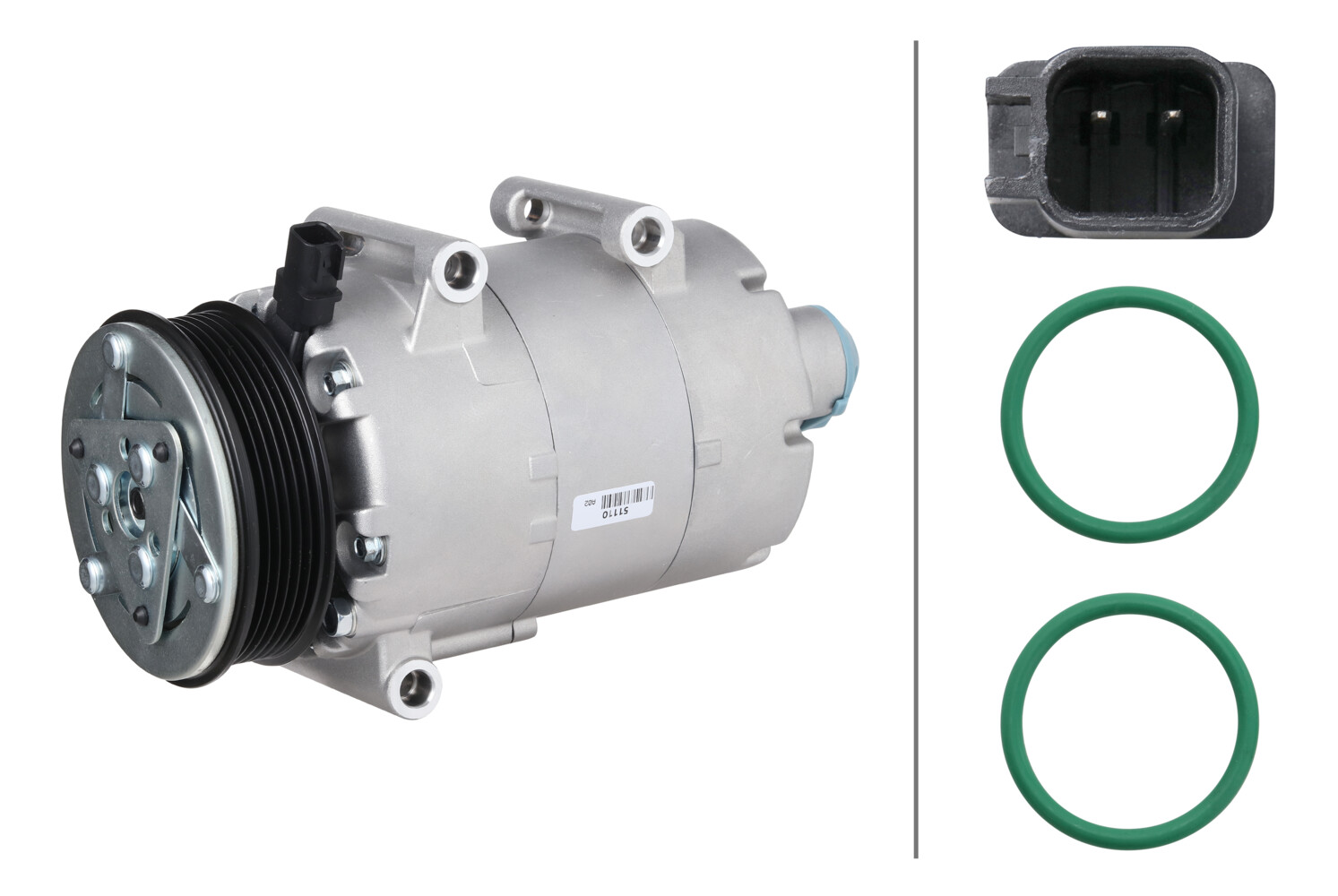 Compresor, climatizare 8FK 366 201-621 HELLA