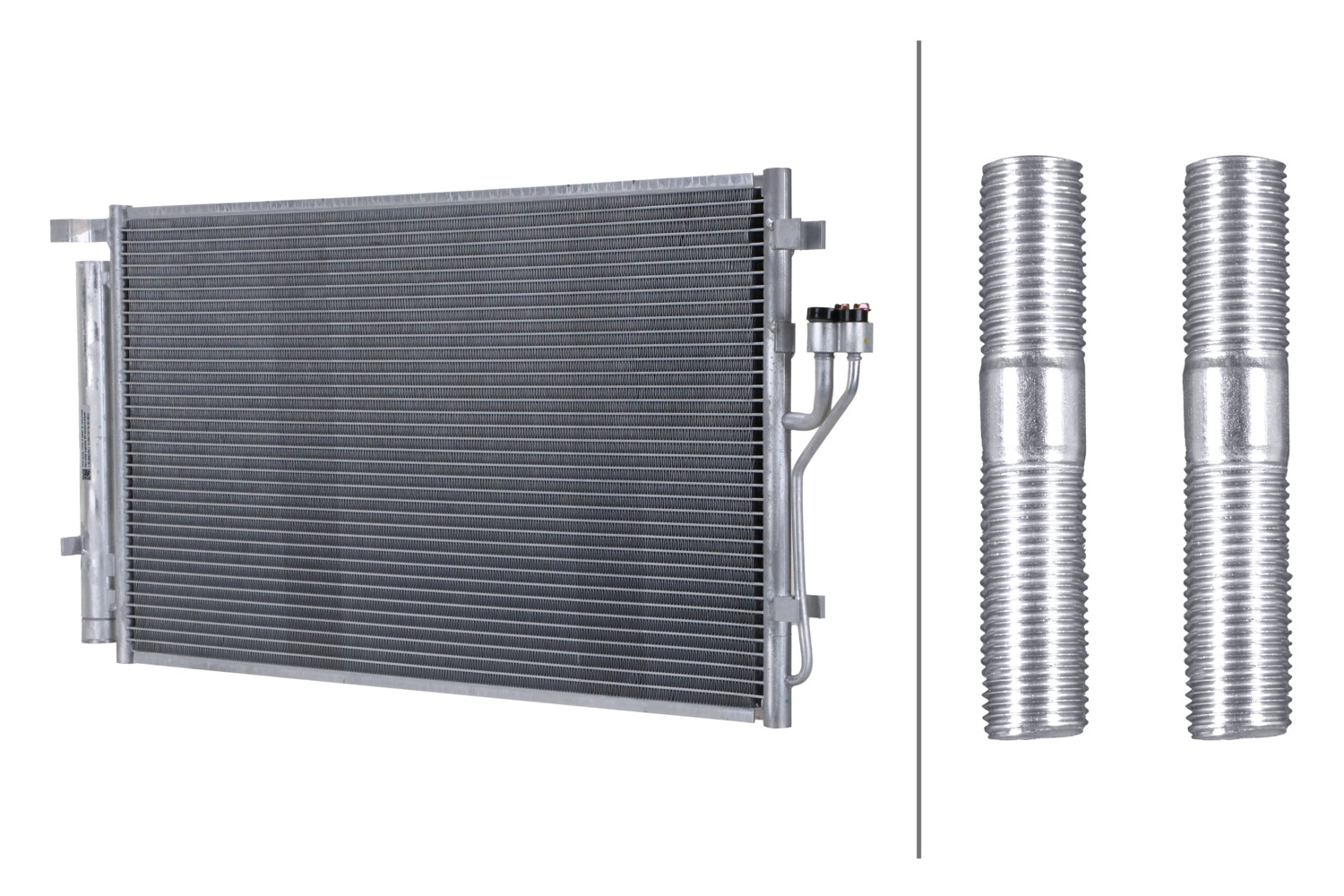 Condensator, climatizare 8FC 366 221-801 HELLA