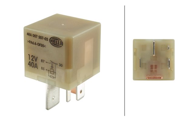 Releu,instalatia de comanda bujii incandescente 4RA 007 507-031 HELLA