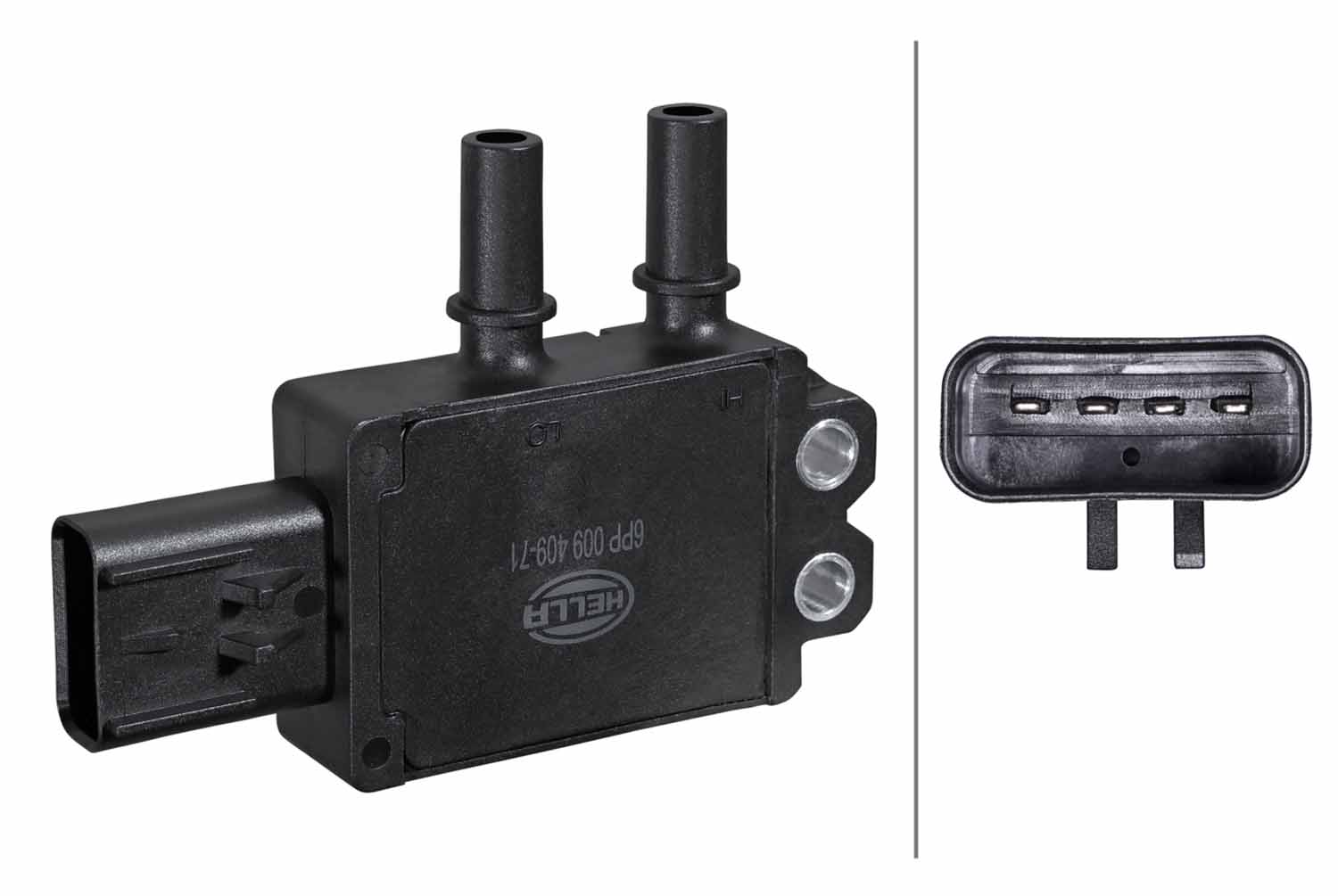 Senzor, presiune gaze evacuare 6PP 009 409-711 HELLA