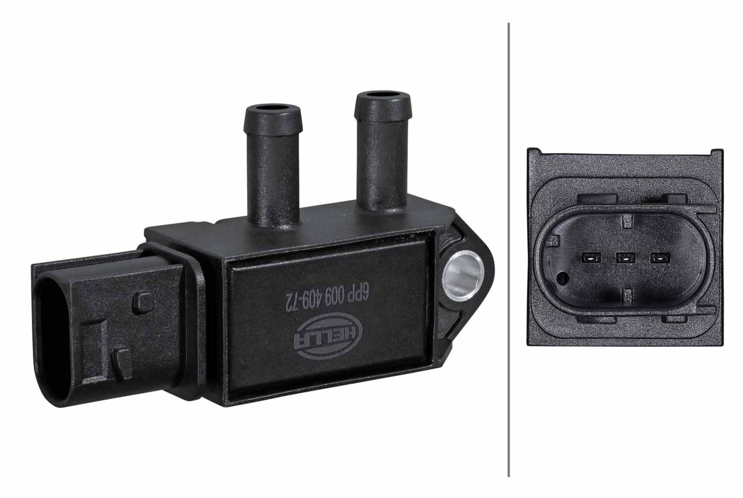 Senzor, presiune gaze evacuare 6PP 009 409-721 HELLA