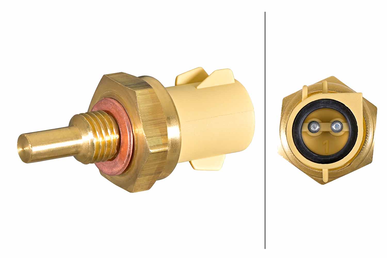 Senzor,temperatura lichid de racire 6PT 358 385-021 HELLA