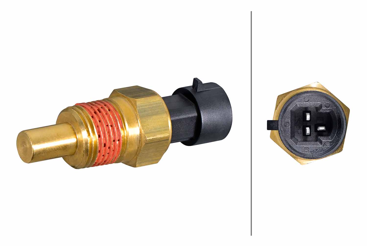 Senzor,temperatura lichid de racire 6PT 358 385-261 HELLA