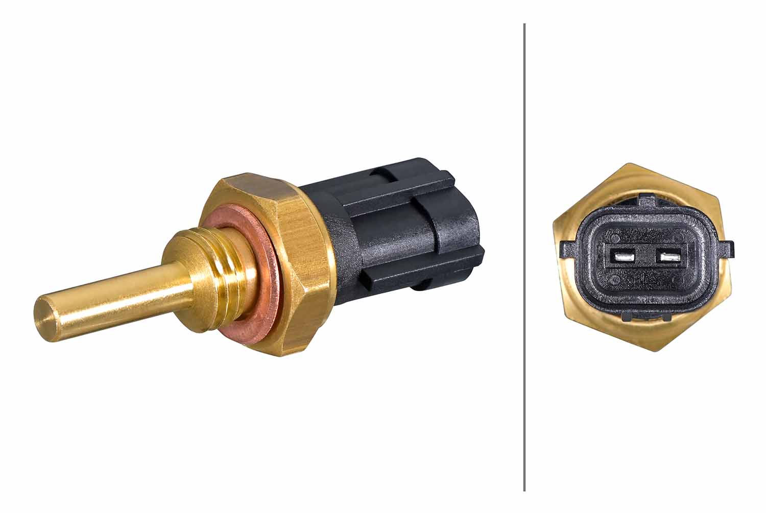 Senzor,temperatura lichid de racire 6PT 358 385-341 HELLA