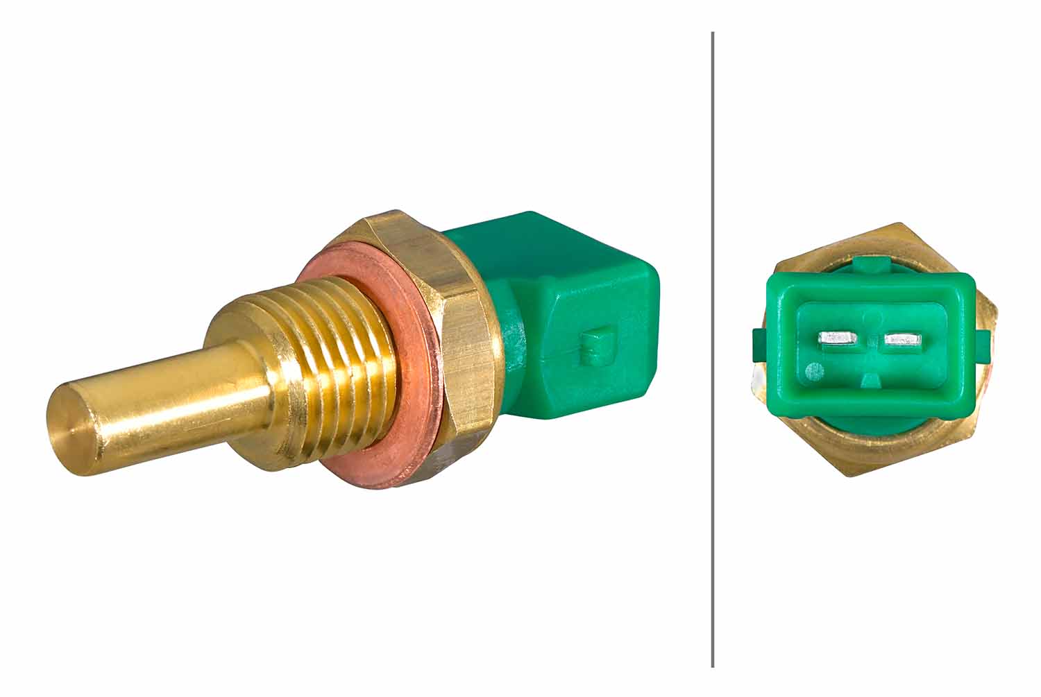 Senzor,temperatura lichid de racire 6PT 358 385-401 HELLA