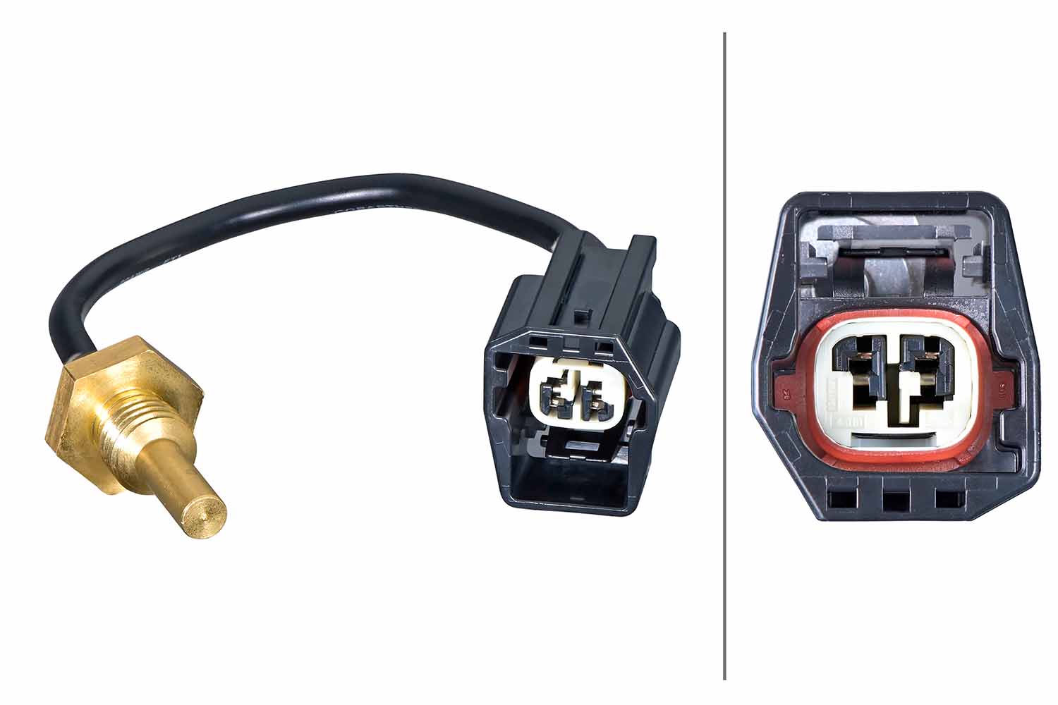 Senzor,temperatura lichid de racire 6PT 358 385-421 HELLA