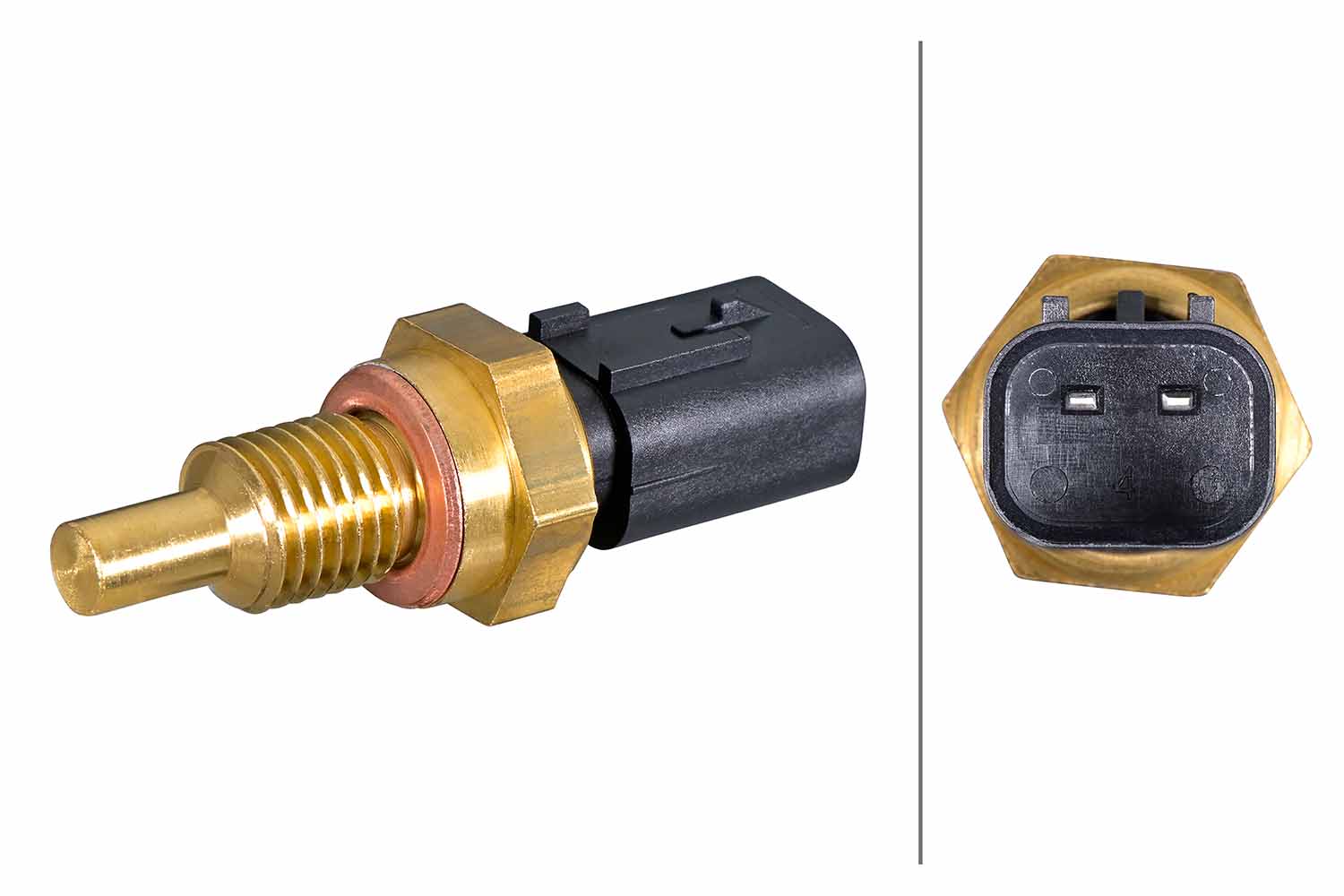 Senzor,temperatura lichid de racire 6PT 358 385-491 HELLA