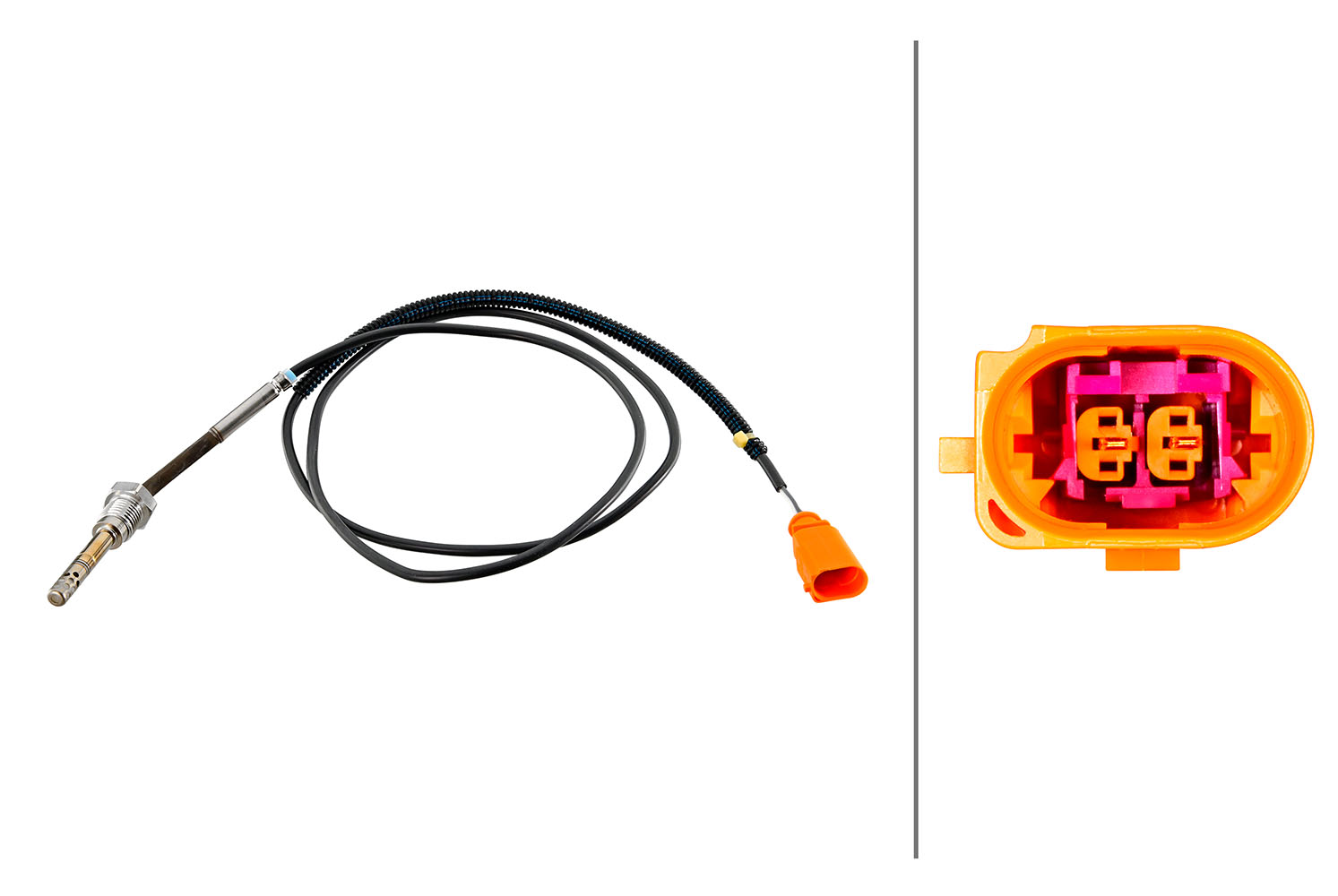 Senzor, temperatura gaze evacuare 6PT 010 376-961 HELLA