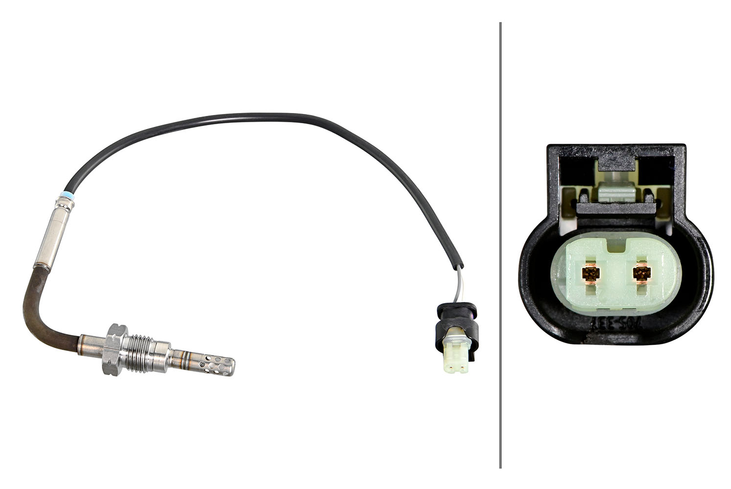 Senzor, temperatura gaze evacuare 6PT 358 226-131 HELLA