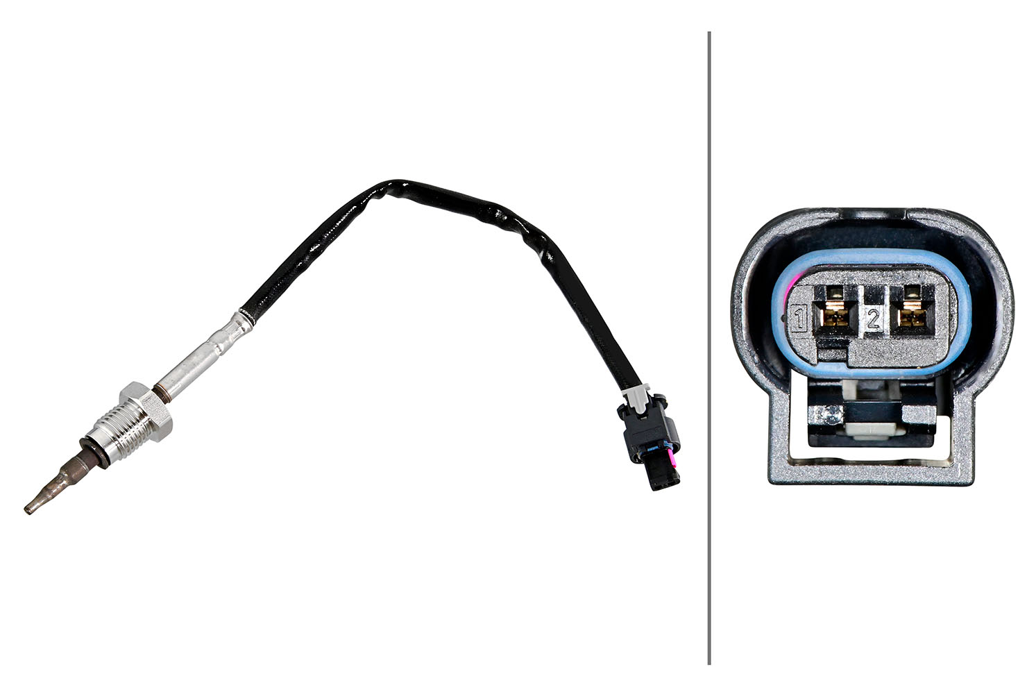 Senzor, temperatura gaze evacuare 6PT 358 226-241 HELLA