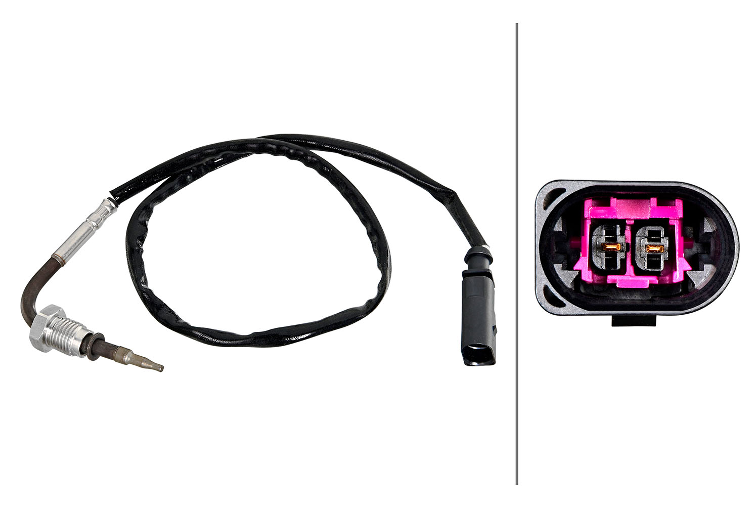 Senzor, temperatura gaze evacuare 6PT 358 226-281 HELLA