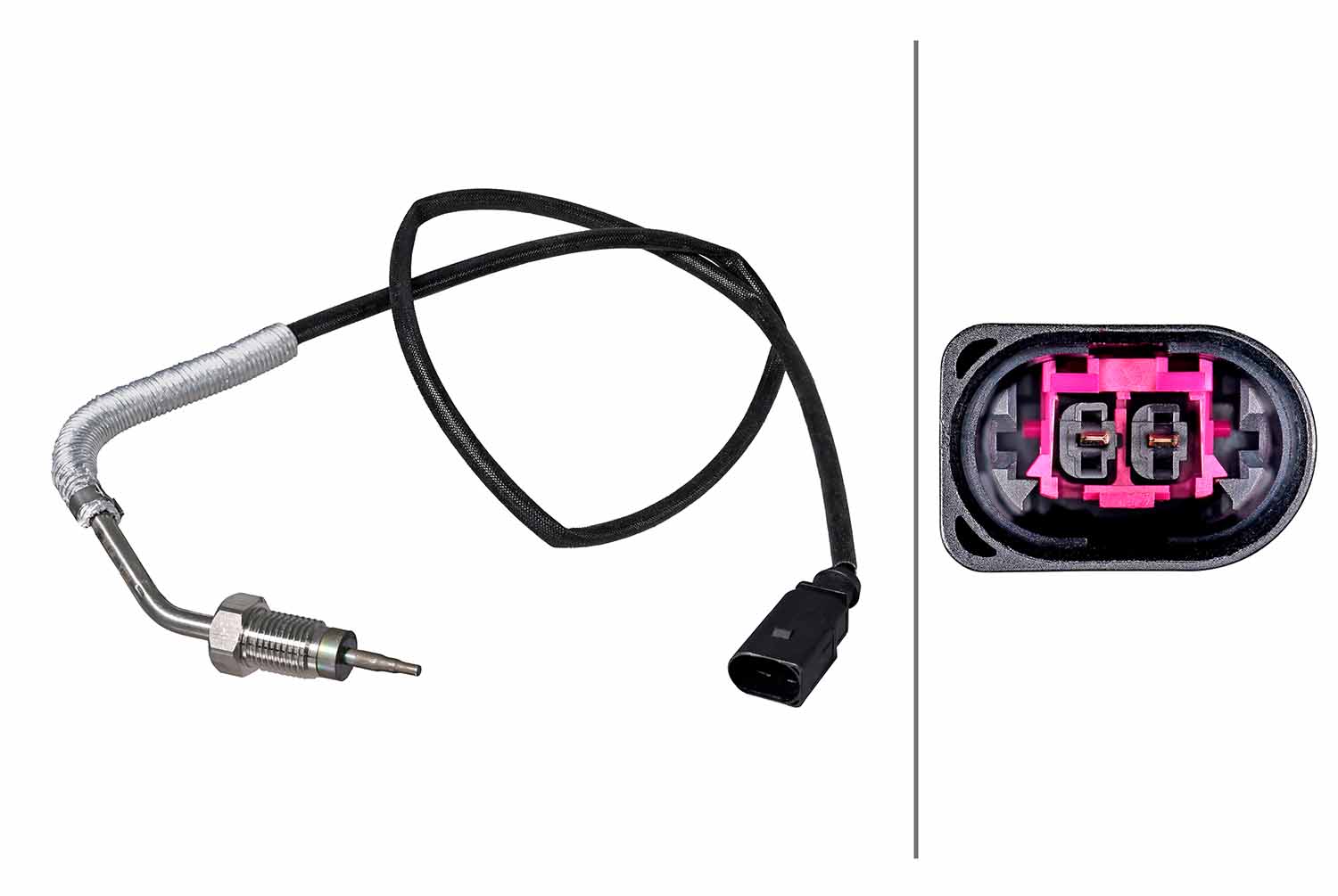 Senzor, temperatura gaze evacuare 6PT 358 226-401 HELLA
