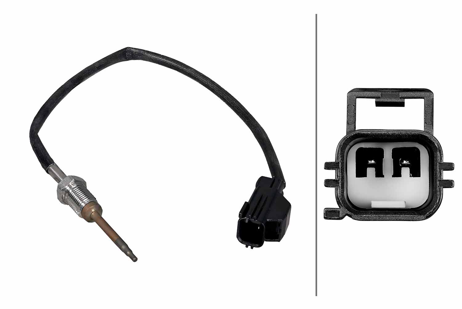 Senzor, temperatura gaze evacuare 6PT 358 226-661 HELLA