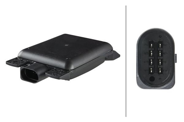 Unitate control, identificare a unghiului mort 6PZ 011 719-241 HELLA