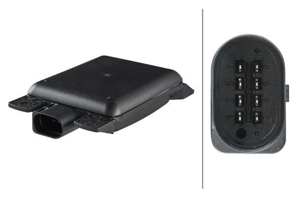 Unitate control, identificare a unghiului mort 6PZ 011 719-251 HELLA